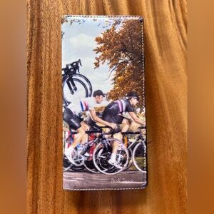Paul Smith Cycling Wallet. Genuine leather made in Italy